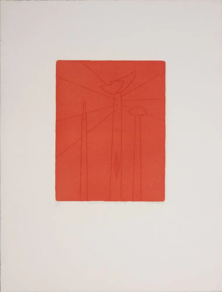 Acquaforte Turcato - La libertà incatenata