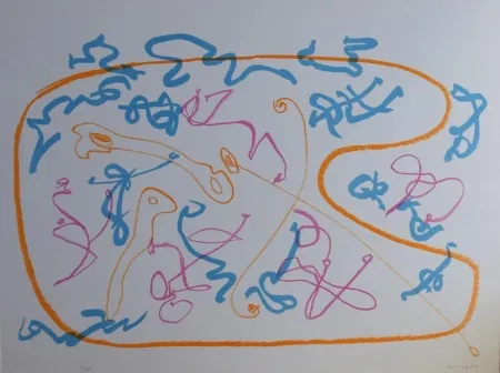 Litografia Turcato - Senza titolo