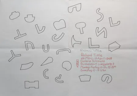 Serigrafia Tuttle - Cloth Pieces und Skulpturen, 1968.