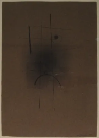 Monotipo Tutundjian - Composition géometrique abtraite / Geometrisch abstrakte Komposition