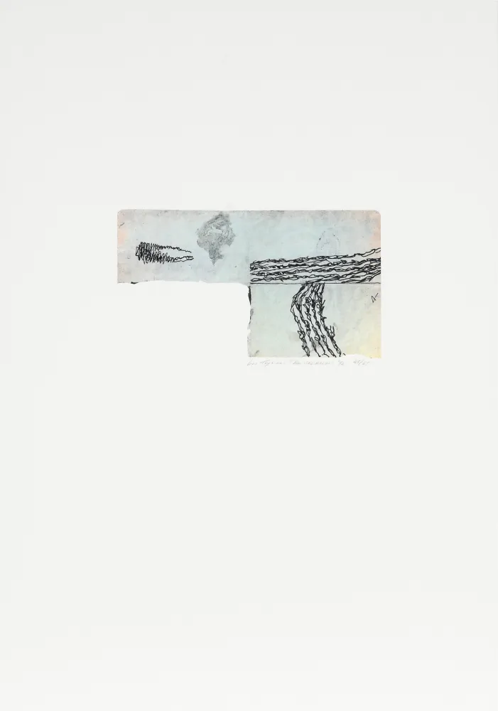 Litografia Tuymans - Kristallnacht