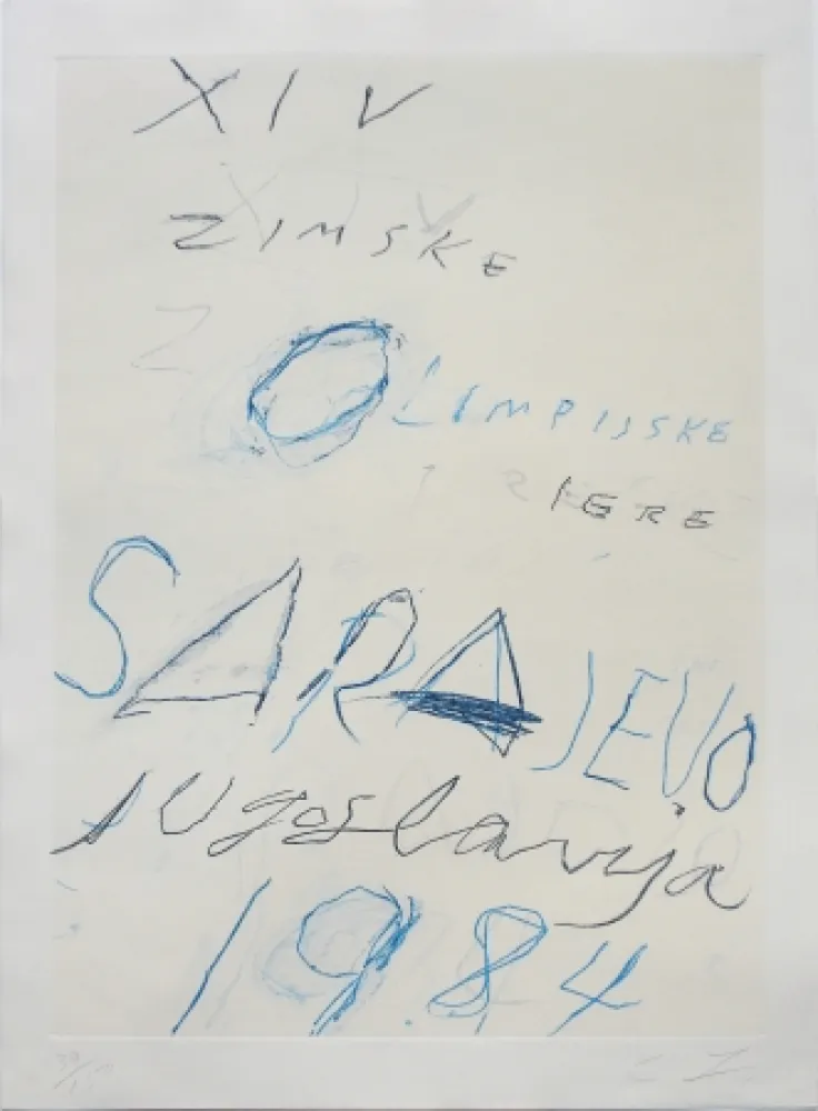 Litografia Twombly - Untitled