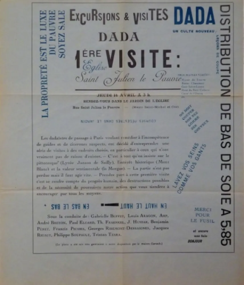 Non Tecnico Tzara - Excursions & visites Dada