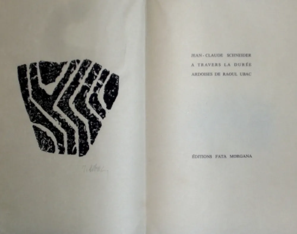 Libro Illustrato Ubac - A travers la durée