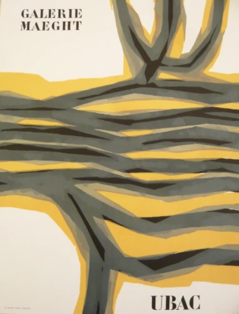 Manifesti Ubac - Affiche exposition galerie Maeght