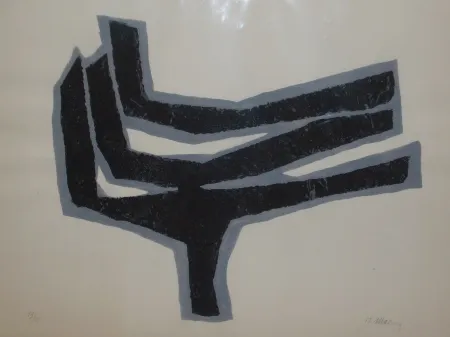 Litografia Ubac - Empeinte ardoise