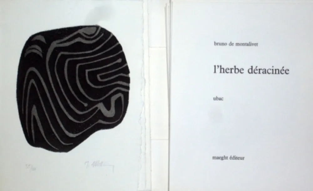 Libro Illustrato Ubac - L'herbe déracinée