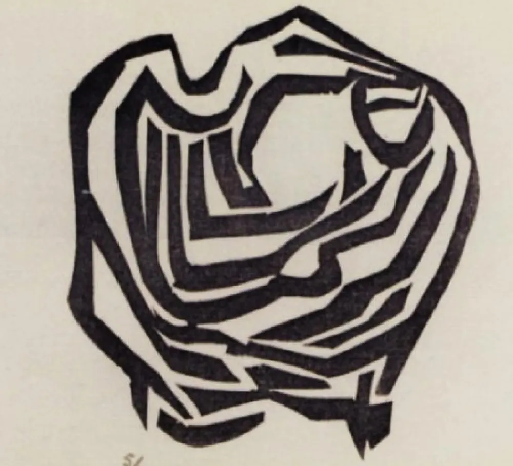 Incisione Su Legno Ubac - Mines de Rien, Petits Délires