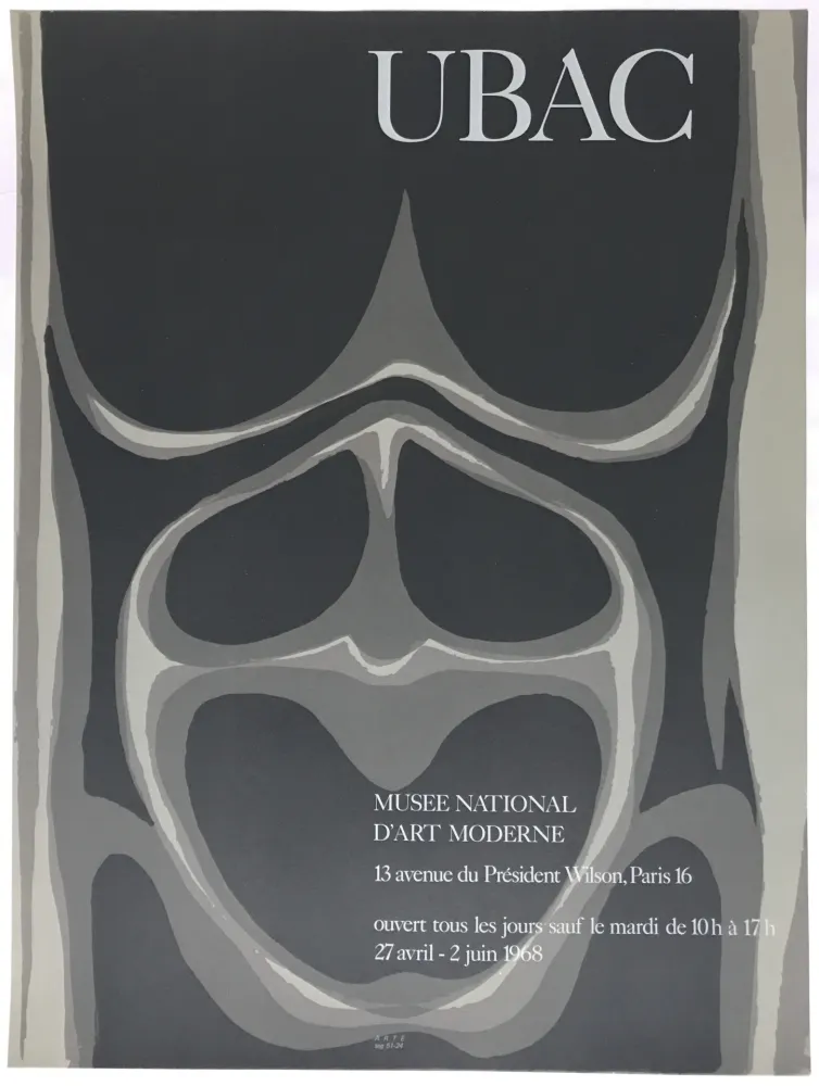 Manifesti Ubac - Musée National d'Art Moderne