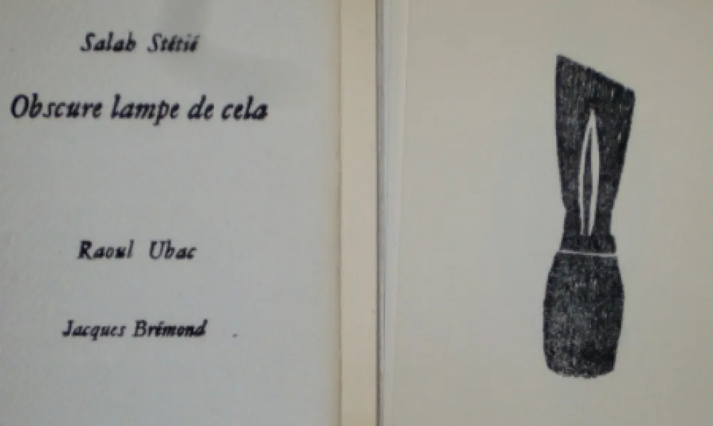 Libro Illustrato Ubac - Obscure lampe de cela