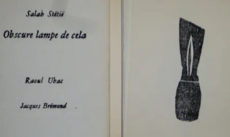 Libro Illustrato Ubac - Obscure lampe de cela