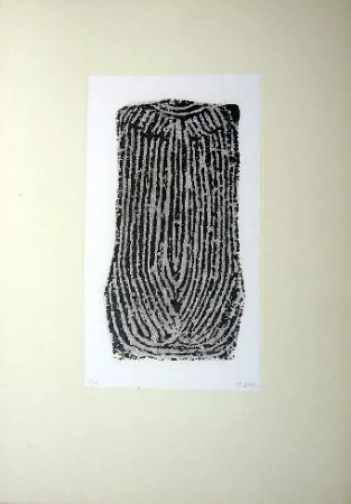 Acquaforte Ubac - Planche de la suite proximité du murmure