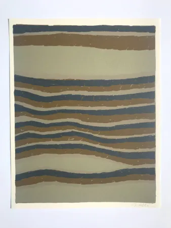 Litografia Ubac - Routes (la Terre III)