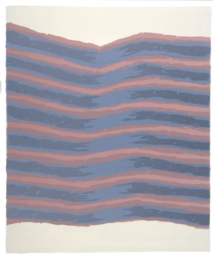 Litografia Ubac - Strates sur ardoise