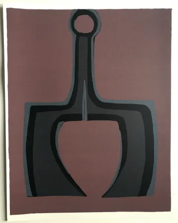 Litografia Ubac - Travailler le sol (La terre I)