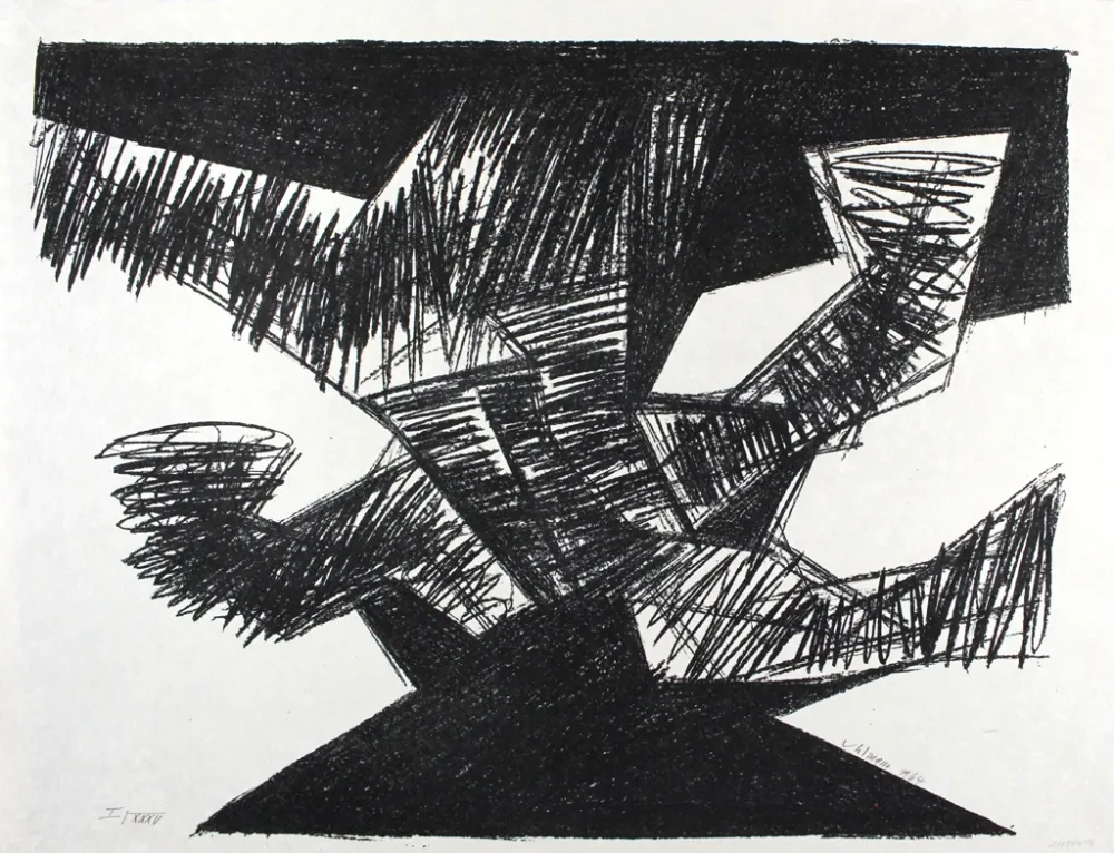 Litografia Uhlmann - Erregt