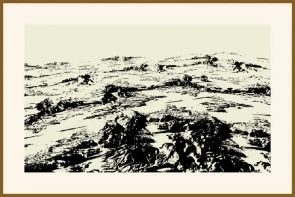 Serigrafia Urto - Paysage fiction