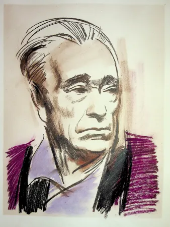 Litografia Uzelac - Jeux Olympiques, Pierre de Coubertin