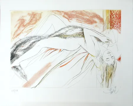 Acquatinta Valadie - La Paresse