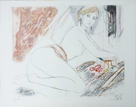 Acquatinta Valadie - L'Avarice