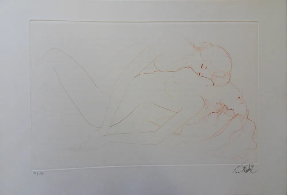 Incisione Valadie - Tout contre elle