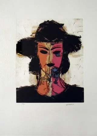 Acquaforte E Acquatinta Valdés - Dame