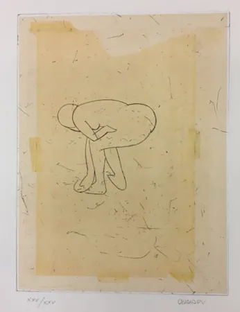 Incisione Valdés - Desnudo VI