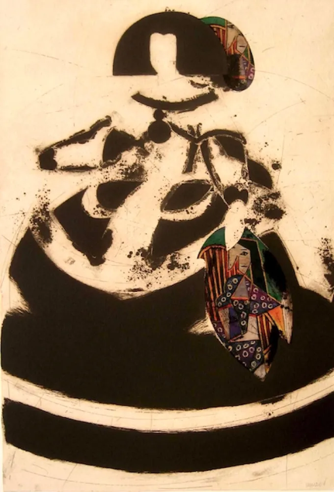 Acquaforte E Acquatinta Valdés - Reina Mariana