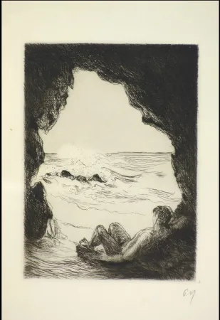 Libro Illustrato Valery - Le cimetière marin. Orné de sept eaux-fortes originales de l'auteur (Paul Valéry)