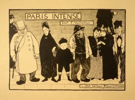 Litografia Vallotton - Paris intense (Frontispiz)