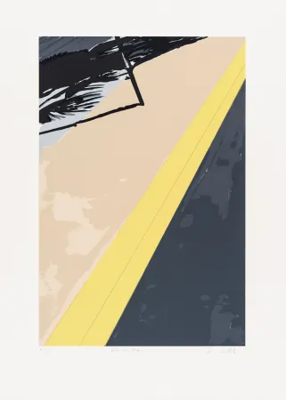 Serigrafia Van Den Broeck - Yellow-non-stop
