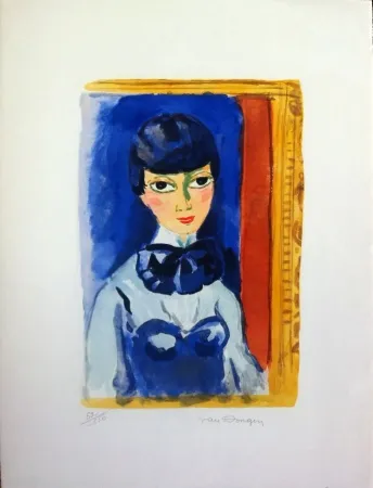 Litografia Van Dongen - CLAUDINE