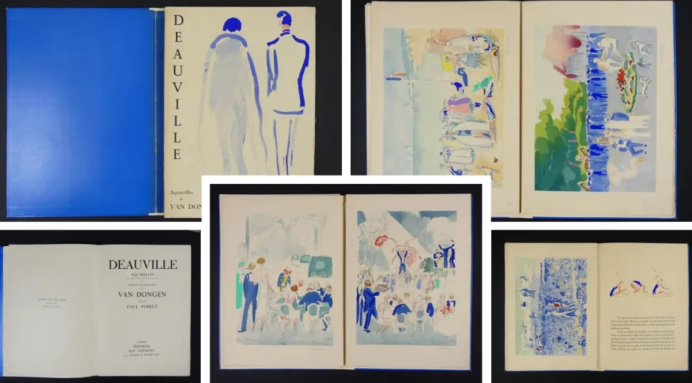 Libro Illustrato Van Dongen - Deauville 1920, Aquarelles de Van Dongen