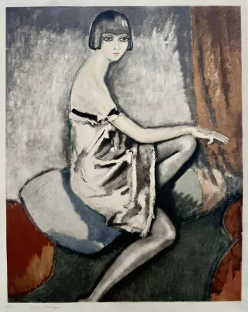 Acquatinta Van Dongen - La Chemise d'Argent