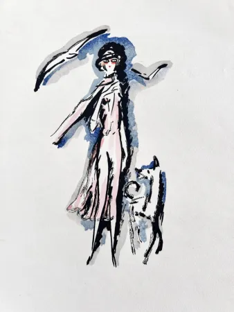 Litografia Van Dongen - La Garçonne