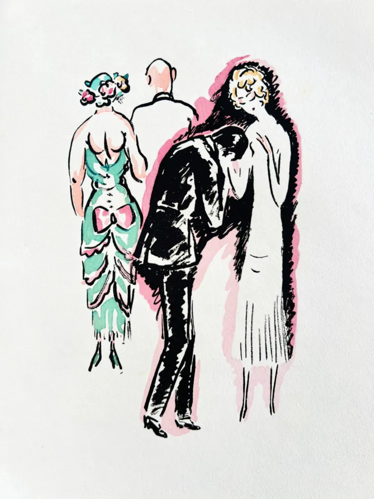 Litografia Van Dongen - La Garçonne