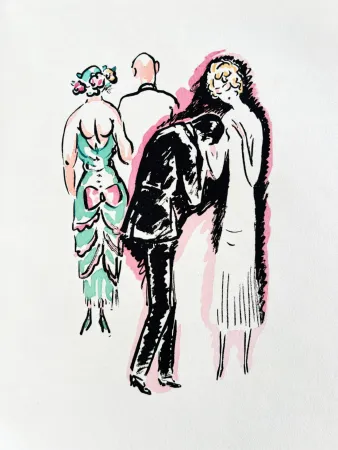 Litografia Van Dongen - La Garçonne