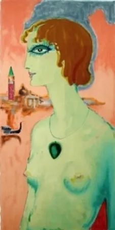 Litografia Van Dongen - La Marchese Luisa Casati