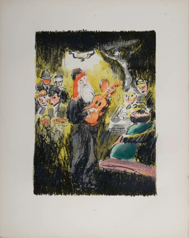 Litografia Van Dongen - La soirée au “Lapin Agile” lorsque Frédé chantait, 1949