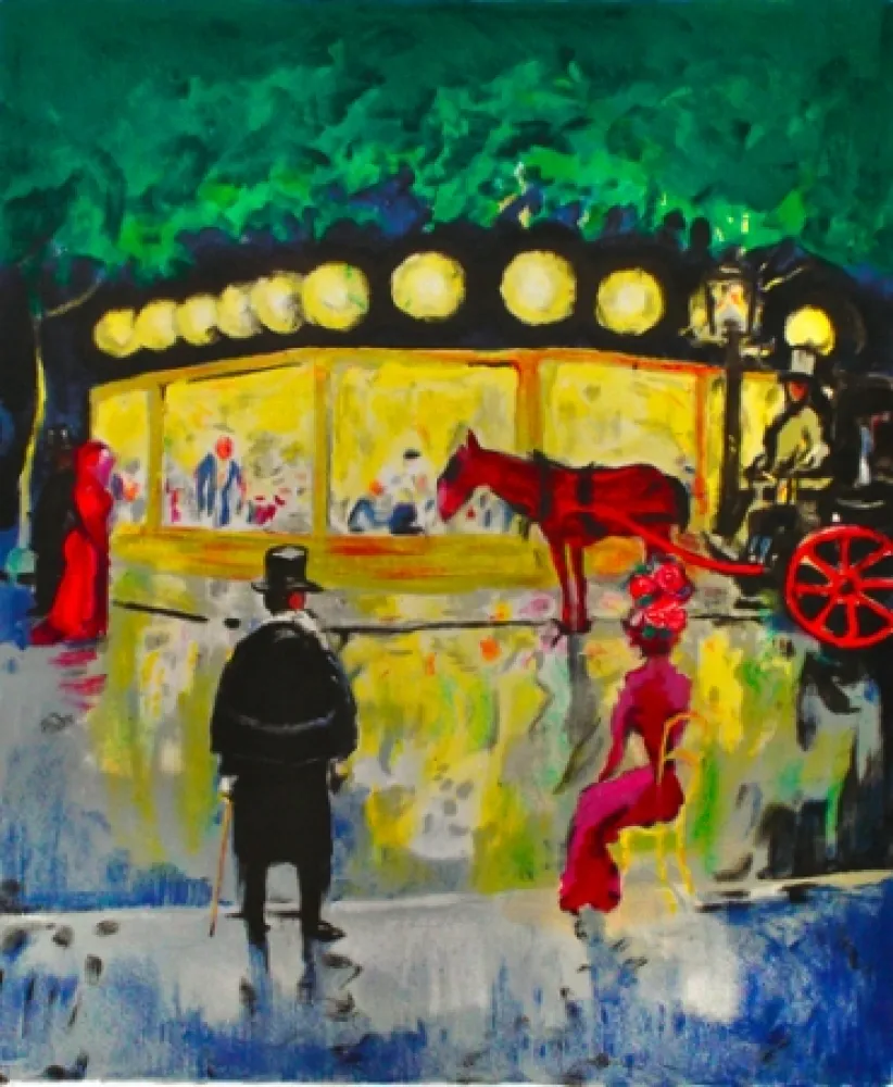 Litografia Van Dongen - Le Carrousel