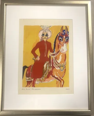 Incisione Su Legno Van Dongen - Les 1001