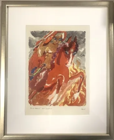 Incisione Su Legno Van Dongen - Les 1001 nuits