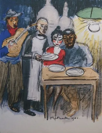 Litografia Van Dongen - Montmartre 1900