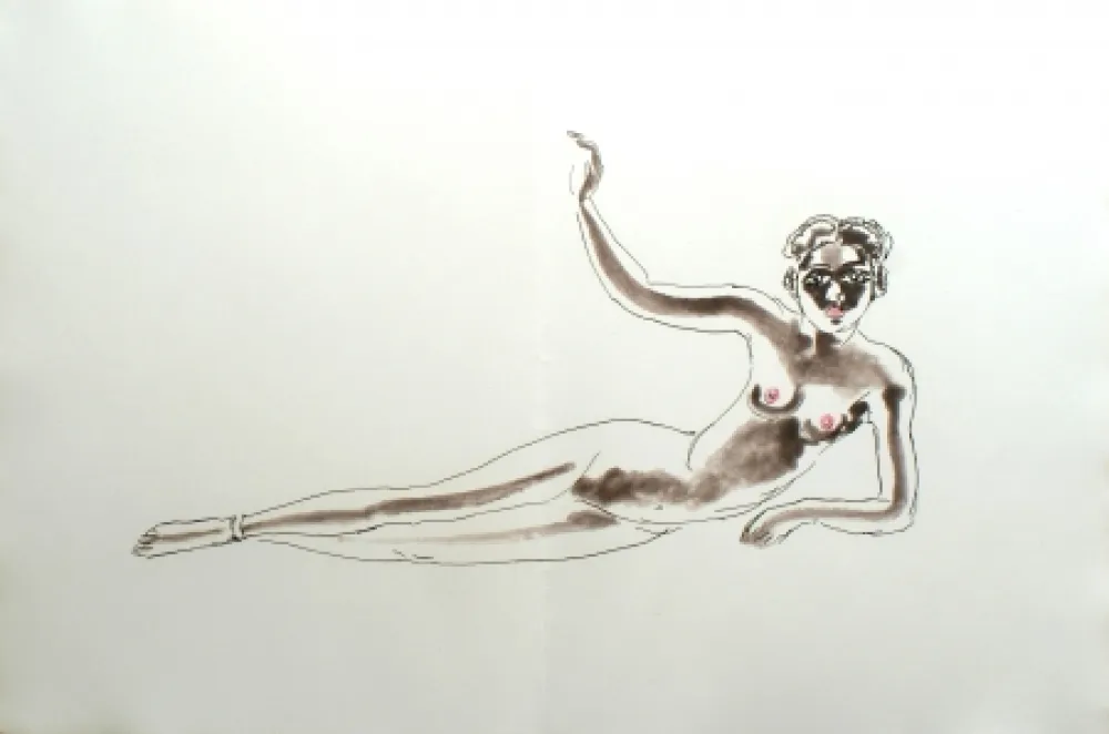 Acquaforte Van Dongen - Odalisque Africaine