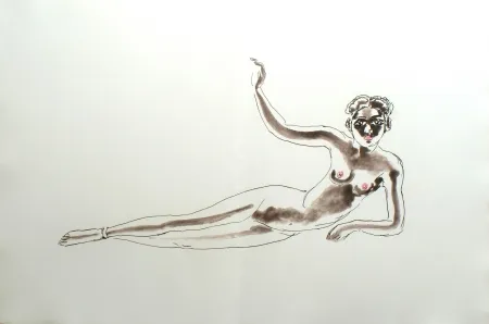 Acquaforte Van Dongen - Odalisque Africaine