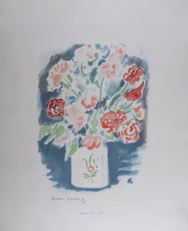 Litografia Van Dongen - Pois de Senteur