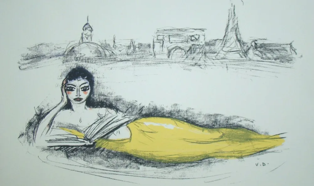 Litografia Van Dongen - Sirène de Paris