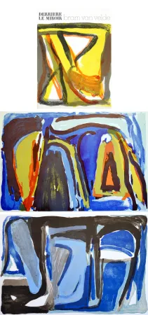 Libro Illustrato Van Velde - BRAM VAN VELDE. Derrière le Miroir n° 216. Nov. 1975.