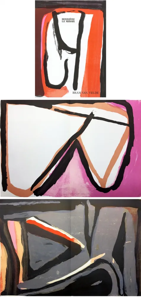 Libro Illustrato Van Velde - BRAM VAN VELDE. Derrière le Miroir n° 240. Octobre 1980.