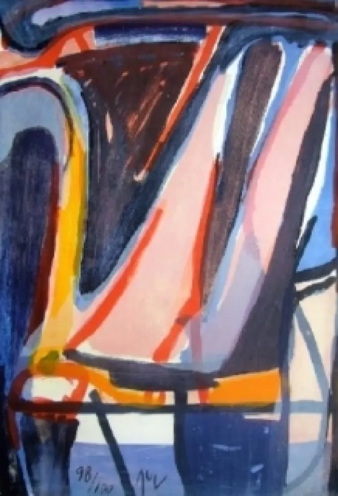 Litografia Van Velde - CHANGEMENT